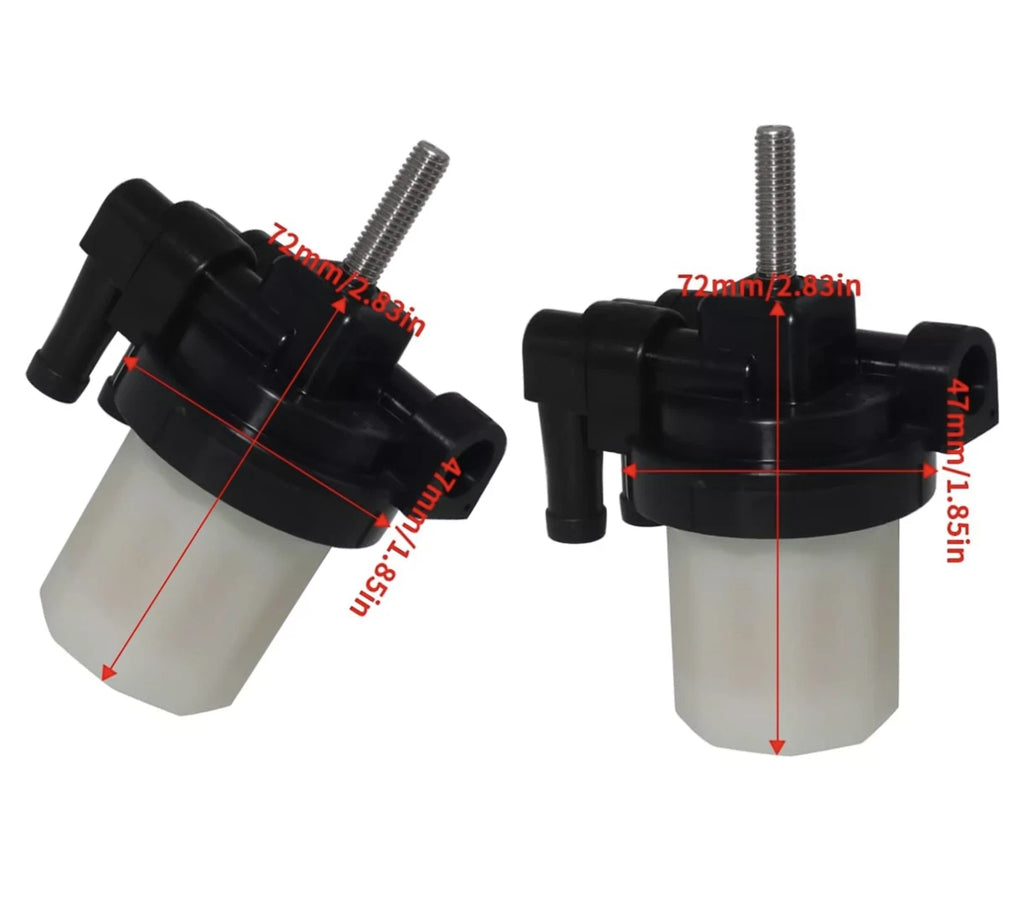 2Pcs Fuel Filter for Mercury Outboard 30HP 35HP 40HP 50HP 60HP (4-Stroke) 35-879884T