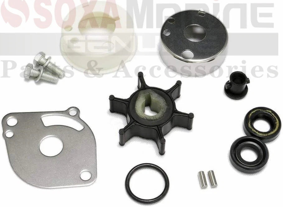 Water Pump Service Kit for Yamaha Marine 2MSH 2-Stroke Outboard (18-3462, 6A1-W0078-03)