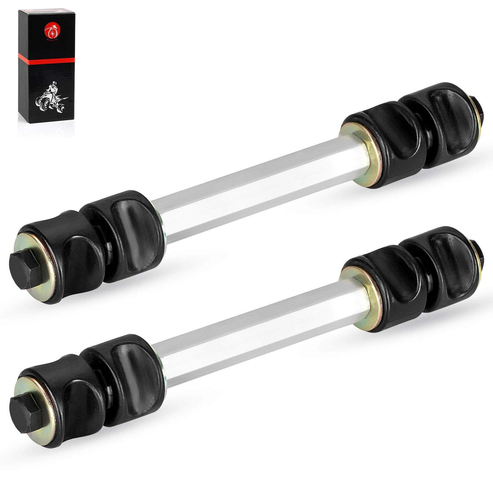 2 Rear Stabilizer Linkage Rod Shaft Kit for Polaris Ranger 500 (2005–2009)