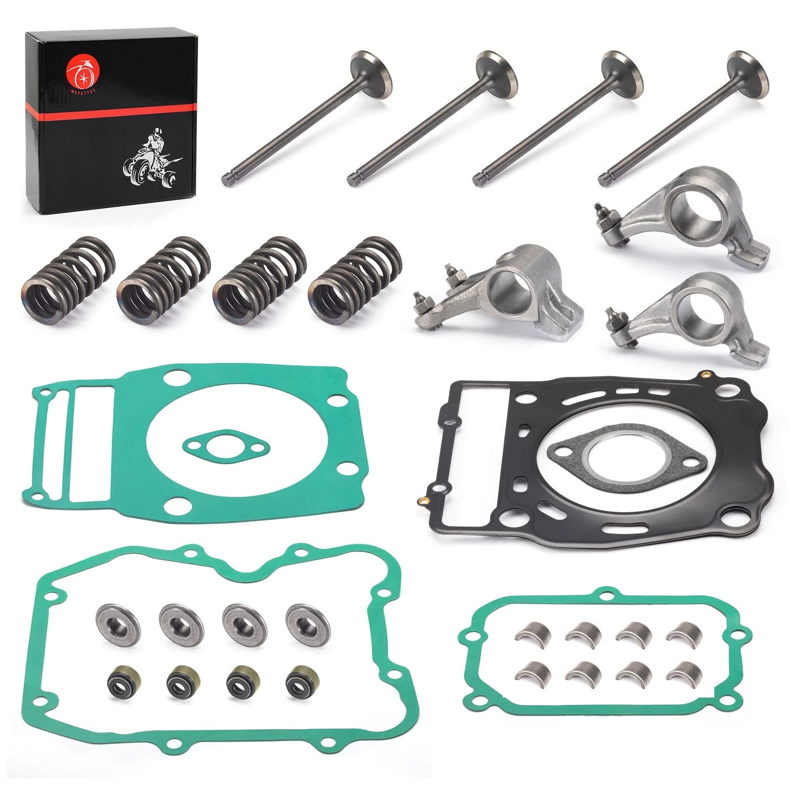 Rocker Arm & Cylinder Head Valve Gasket Kit for Polaris Scrambler 500 (1997–2012)