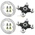 Set of 2 Front/Rear Wheel Hub & Brake Rotor for Can-Am (705501716, 705501900, 250300642)
