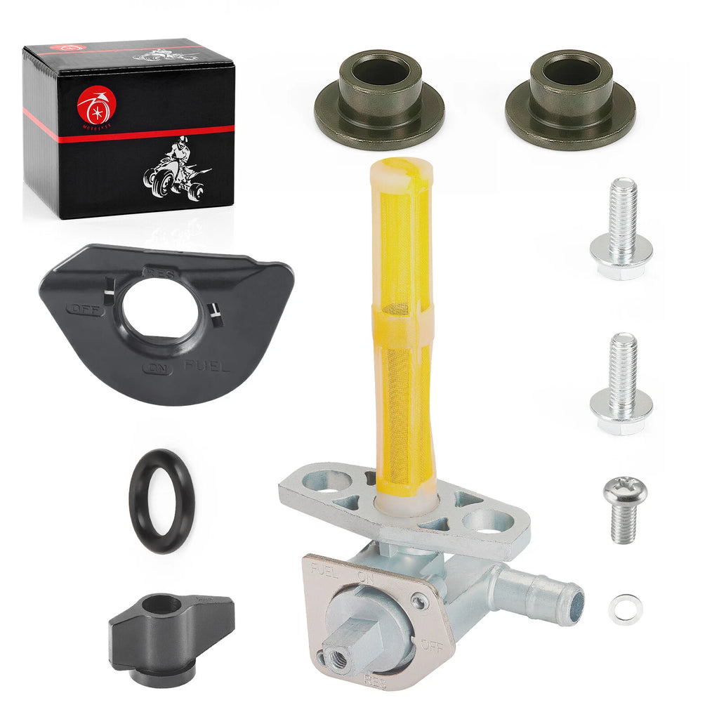Fuel Valve Petcock + Fuel Mark Plate for Honda TRX450R (2004–2007)