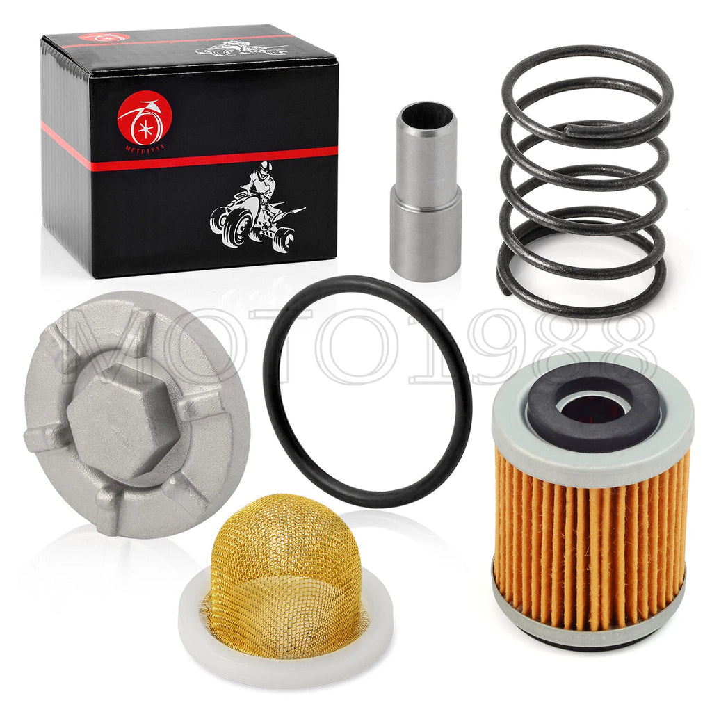 Oil Drain Plug, O-Ring, Strainer for Yamaha Wolverine 350 (1995–2004)
