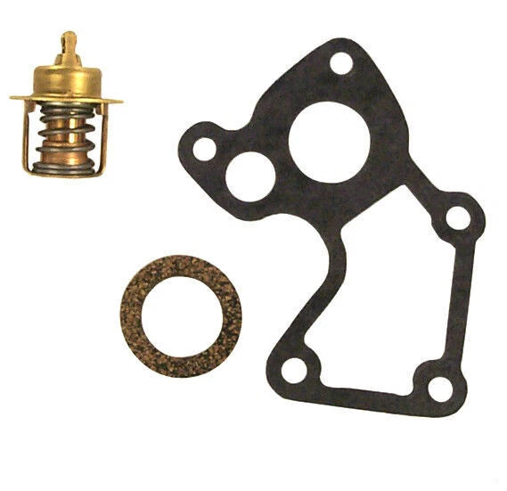 Thermostat Kit 143° for Johnson Evinrude 60 65 70 75 HP (1968–1990) 18-3669 396987 382385
