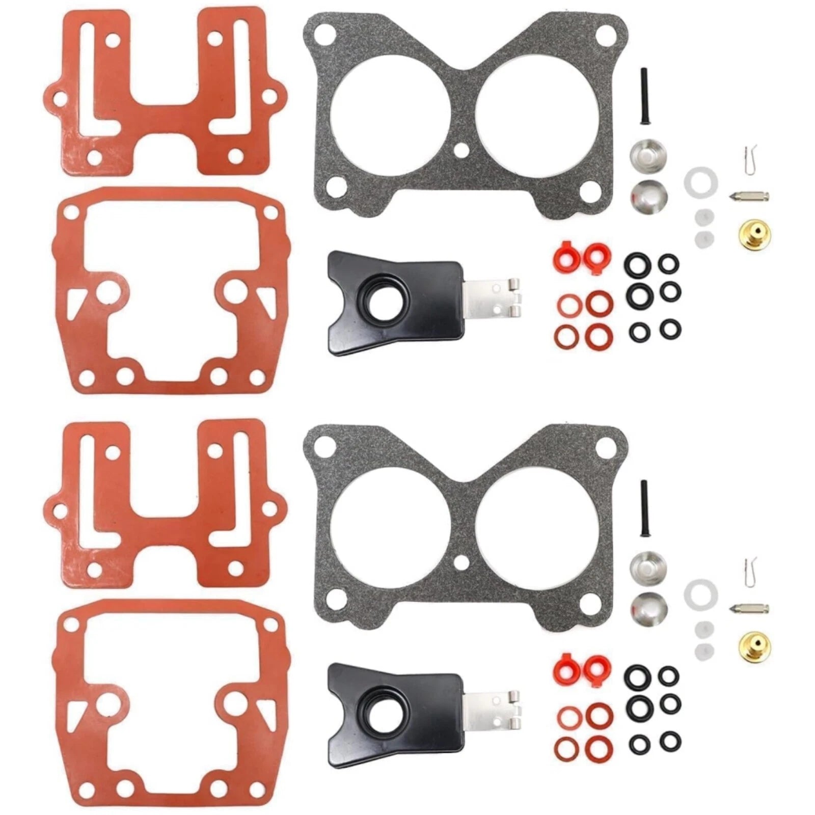 2X Carburetor Rebuild Kit for Johnson Evinrude V4 (1985–1990) 439076