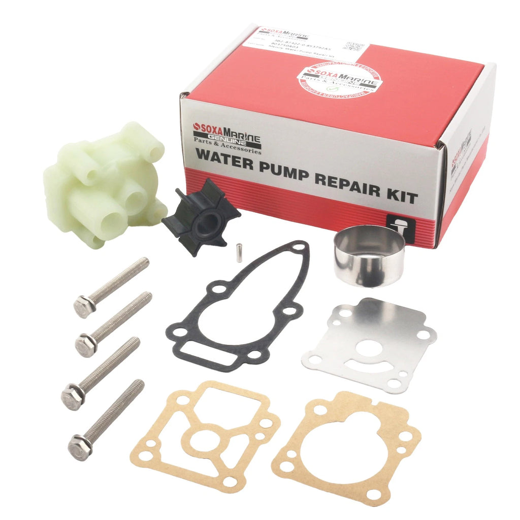 Water Pump Impeller Kit for Mercury 8HP 9.9HP Outboard (47-803748Q01, 803748K01)