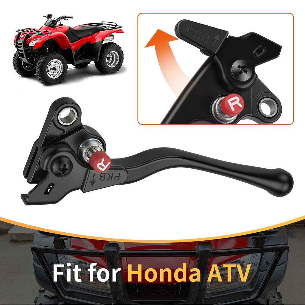 Left Hand Rear Brake Lever Parking Lock Assembly for Honda FourTrax 300 (1988–2000)