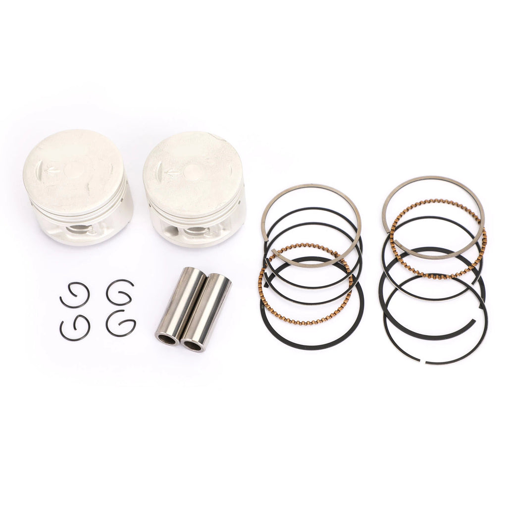 Set of 2 Piston Ring Pin Kit 49.50mm for Yamaha XV250 V-Star Virago (1988–2018)