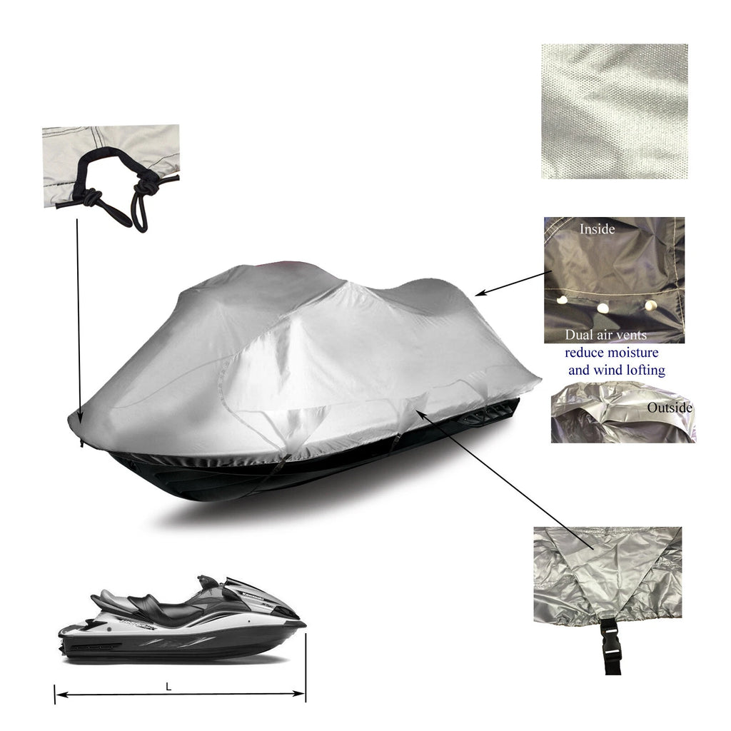 1x Waterproof Storage Cover for Sea Doo Jet Ski PWC (Fits 1)
