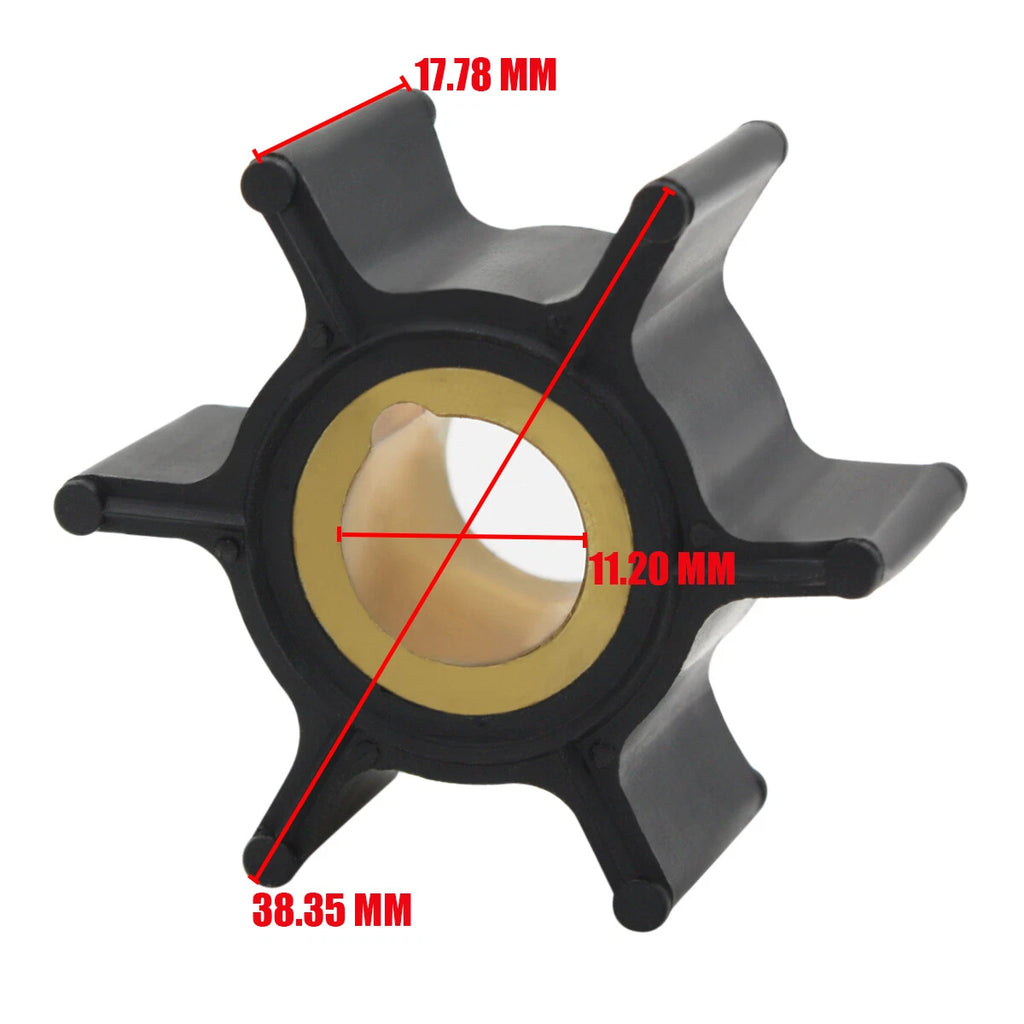 Water Pump Impeller for Johnson Evinrude/OMC BRP 389576 (4-8HP)