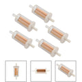 5pcs Inline Fuel Filter 1/4" for B & Stratton (695666, 5065, 14469B)