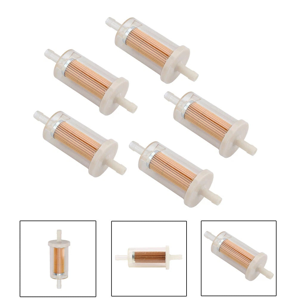 5pcs Inline Fuel Filter 1/4" for B & Stratton (695666, 5065, 14469B)