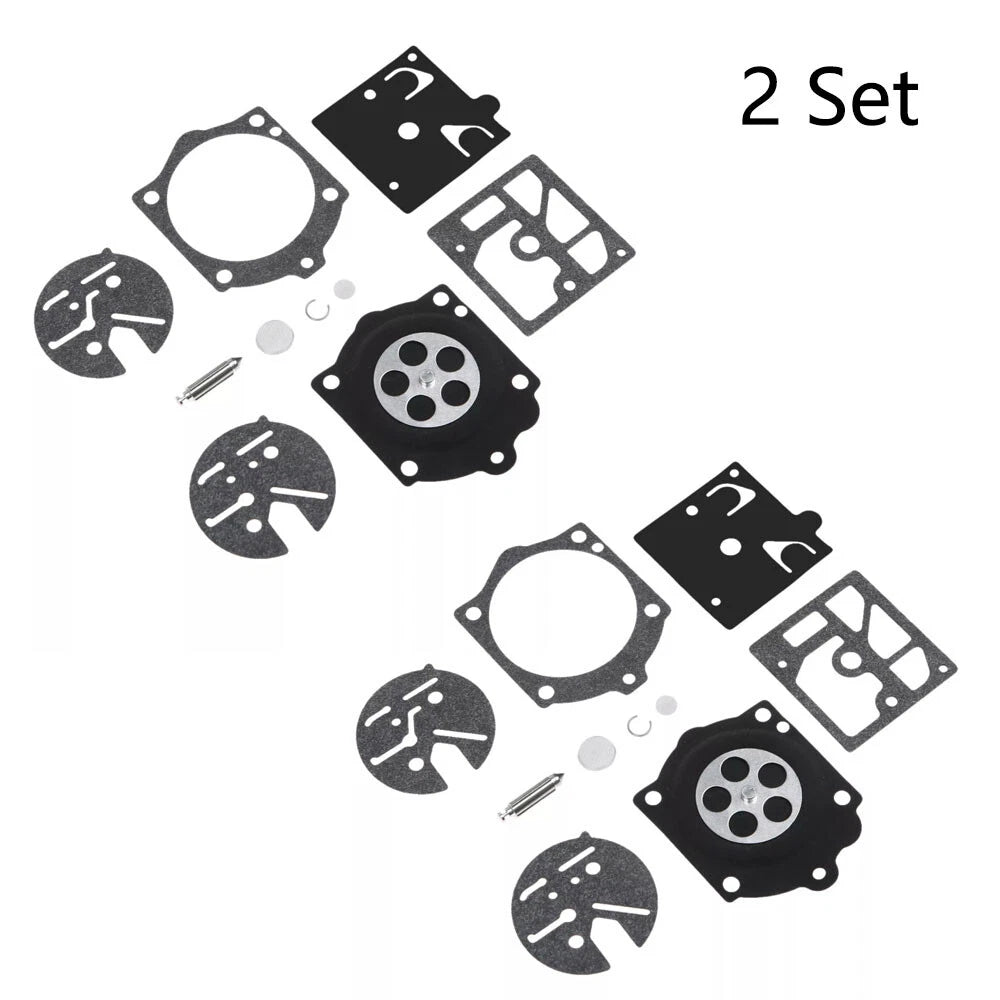Set of 2 Carburetor Diaphragm Kit for Husqvarna 44 140S 240S 444 (K10-HDC)