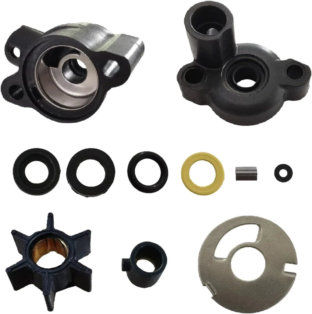 Water Pump Impeller Kit for Mercury 4-9.8HP Outboard (0.456", 46-70941A3)