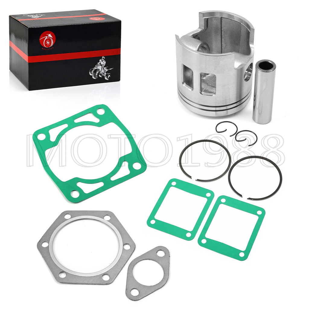 Top End Kit Set for EZGO 2 Cycle Golf Cart 3PG (1989–1993) - .5mm O.S Piston Ring Gasket
