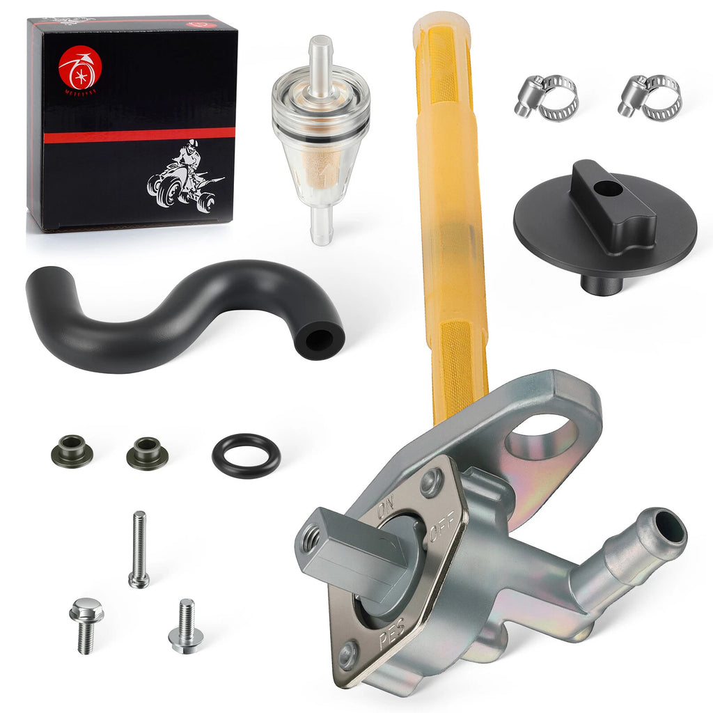 Gas Fuel Valve Petcock & Line Hose Tube for Honda Sportrax 400 TRX400EX (1999–2008)