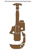 EVA Foam Teak Floor Pad for Chaparral Sunesta 216 (2007)