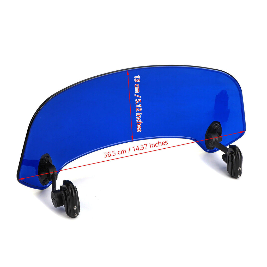 Universal Adjustable Windshield Extension Deflector Black T9