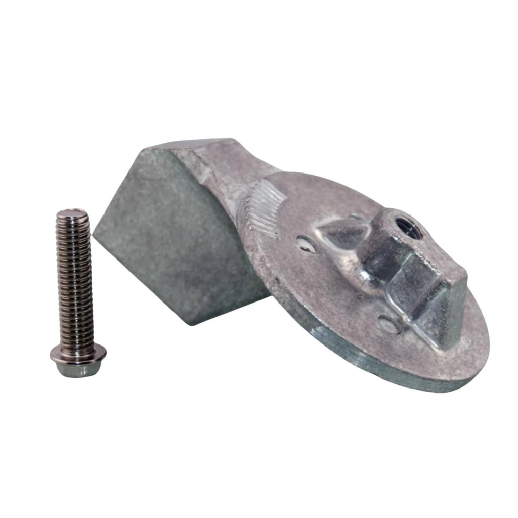 Set of 2 Zinc Trim Tab Anode & Bolt for MerCruiser Mercury (Fits 822777Q1, 18-6014, 46399A1, 12860)