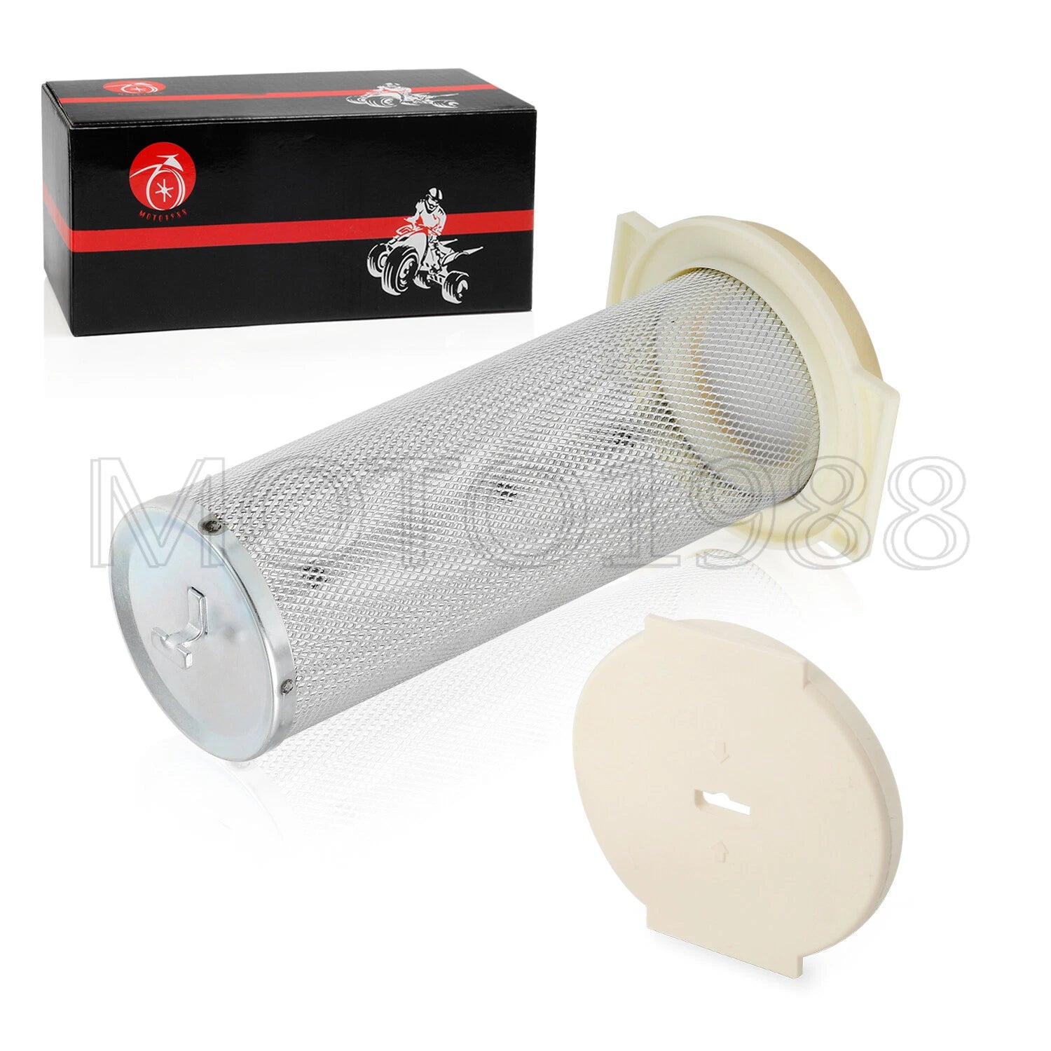 Air Filter Cage Guide & End Cap for Yamaha Kodiak 400 YFM400 (2000–2002)