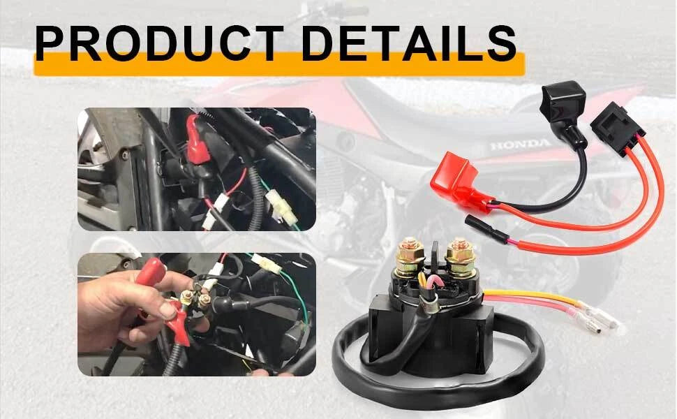 Starter Relay Solenoid Positive Battery Cable for Honda TRX400EX (1999–2007)