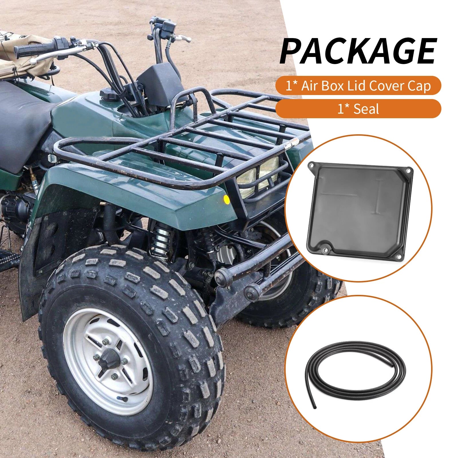 Air Box Lid Cover Cap & Seal for Yamaha Timberwolf 250 YFB250 YFB250FW (1992–2000)