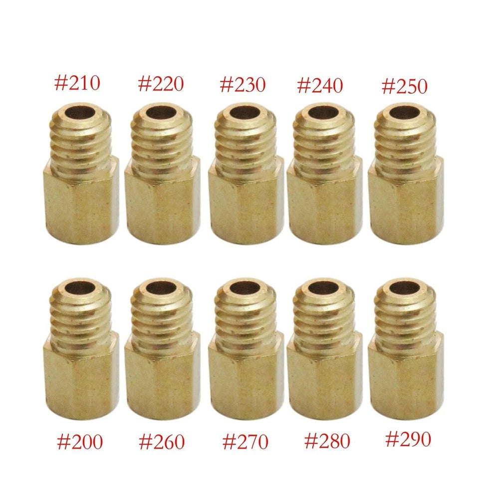 10x Carb Main Jet + 10x Pilot Jet Kit for Mikuni TM TMX VM VM22 (N/A)