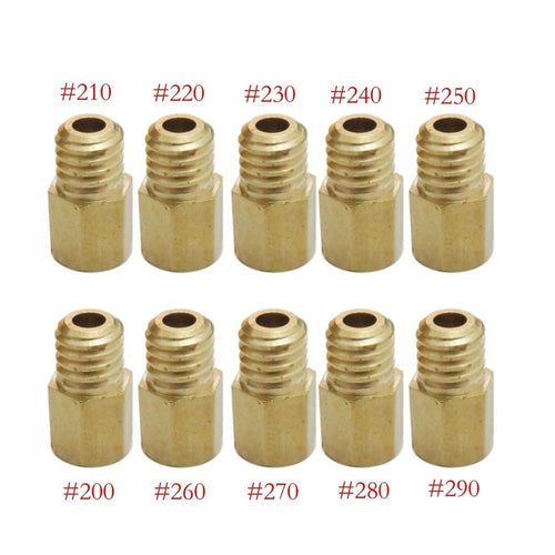 10x Carb Main Jet + 10x Pilot Jet Kit for Mikuni TM TMX VM VM22 (N/A)