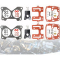 2X Carburetor Repair Kit 439076 for OMC Johnson Evinrude (18-7046)