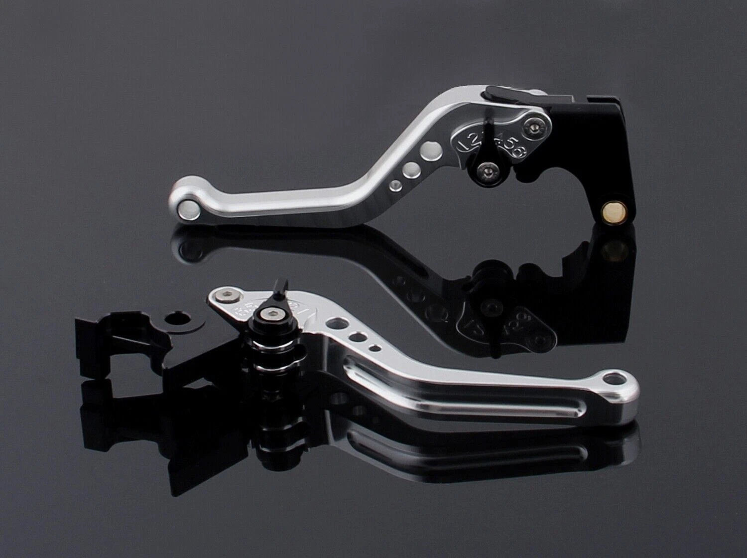 Brake Clutch Levers for Honda VFR 750 800 VTR1000F CBF1000 (1990–2009) Silver T9