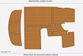 EVA Foam Teak Deck Flooring for 2008 Supra Launch 22 SSV