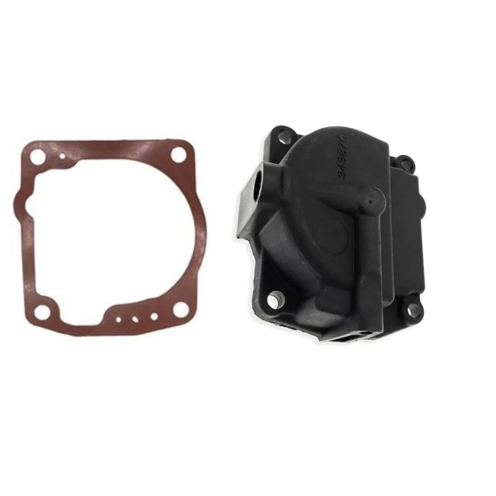 Set of 4 Carburetor Float Bowl Chamber for Johnson Evinrude 0433000 766418