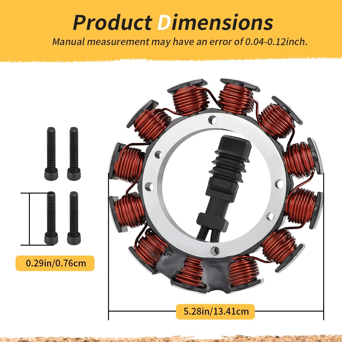 32 Amp Magneto Stator w/ Bolt for FXR FXD FLH FLS FXS (1989–2000) 29970-88