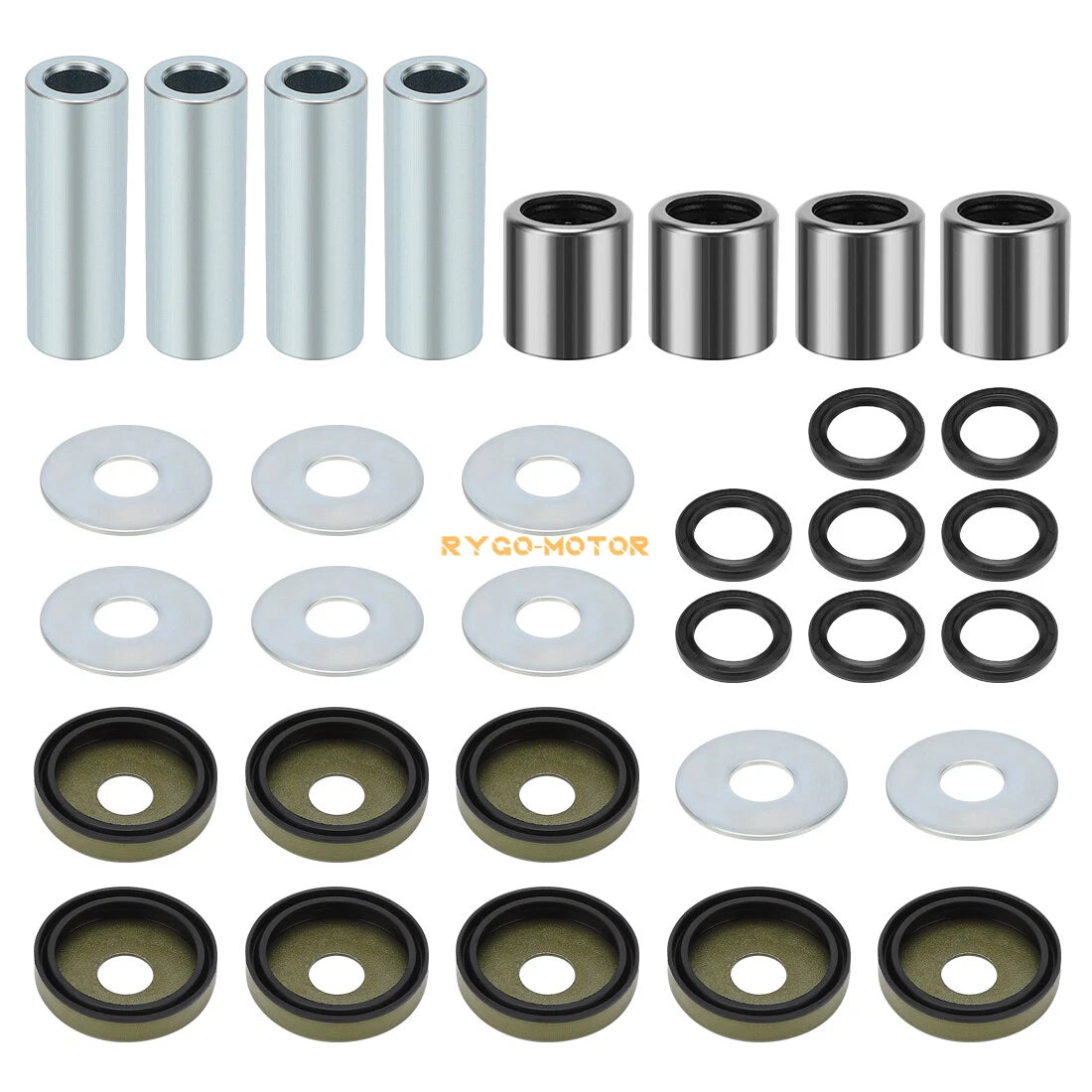 Front Lower A-Arm Bushing Shaft Seal Kit for Suzuki LT-Z400 (2003–2014)