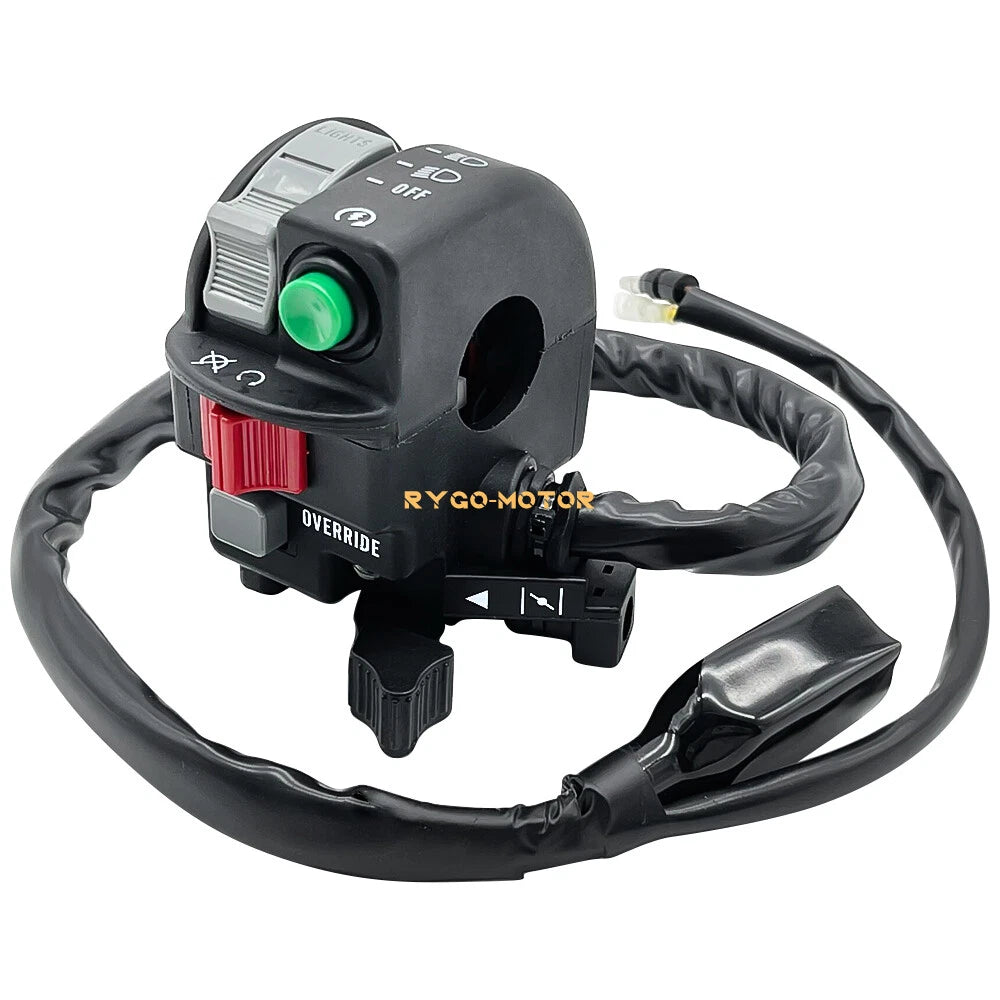 Handlebar Start Stop Switch Headlight for Kawasaki Prairie 300 360 400 (2002–2013)