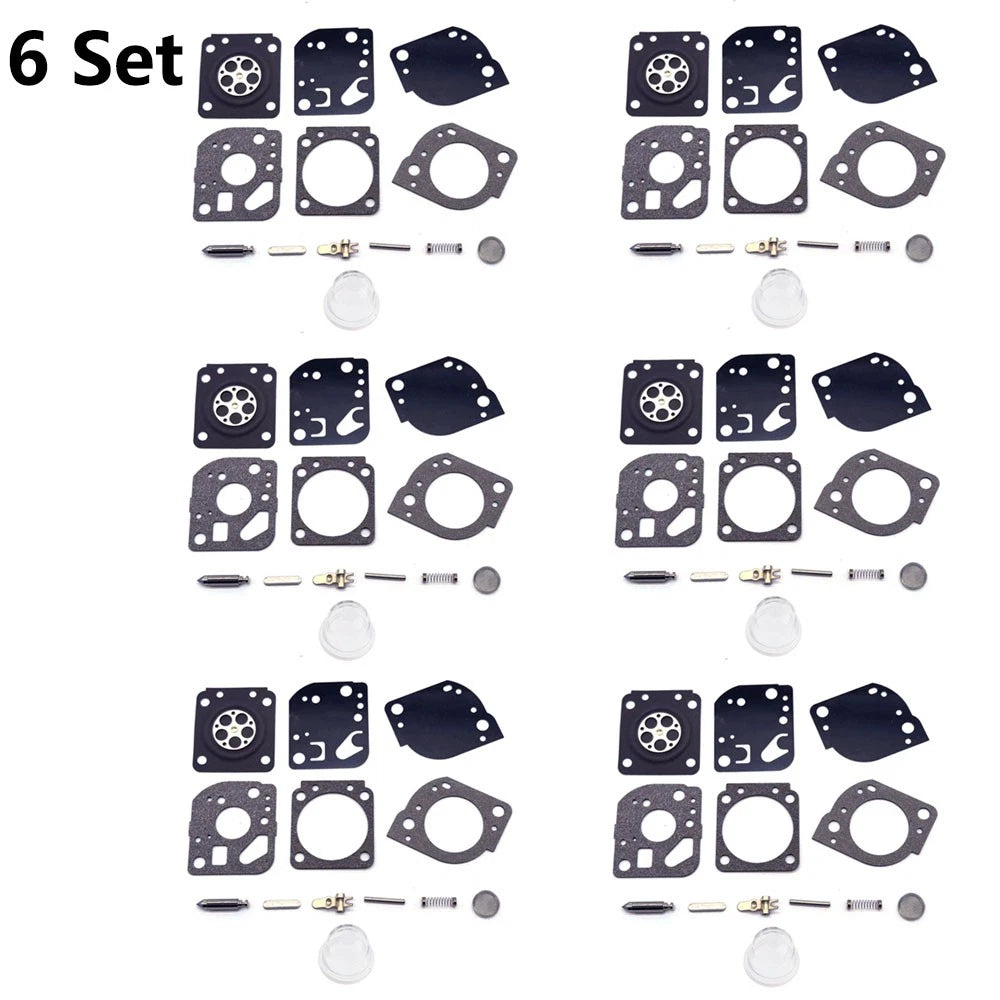6x Carburetor Repair Kit for Poulan Ryobi Homelite Zama C1U-W19 RB-117
