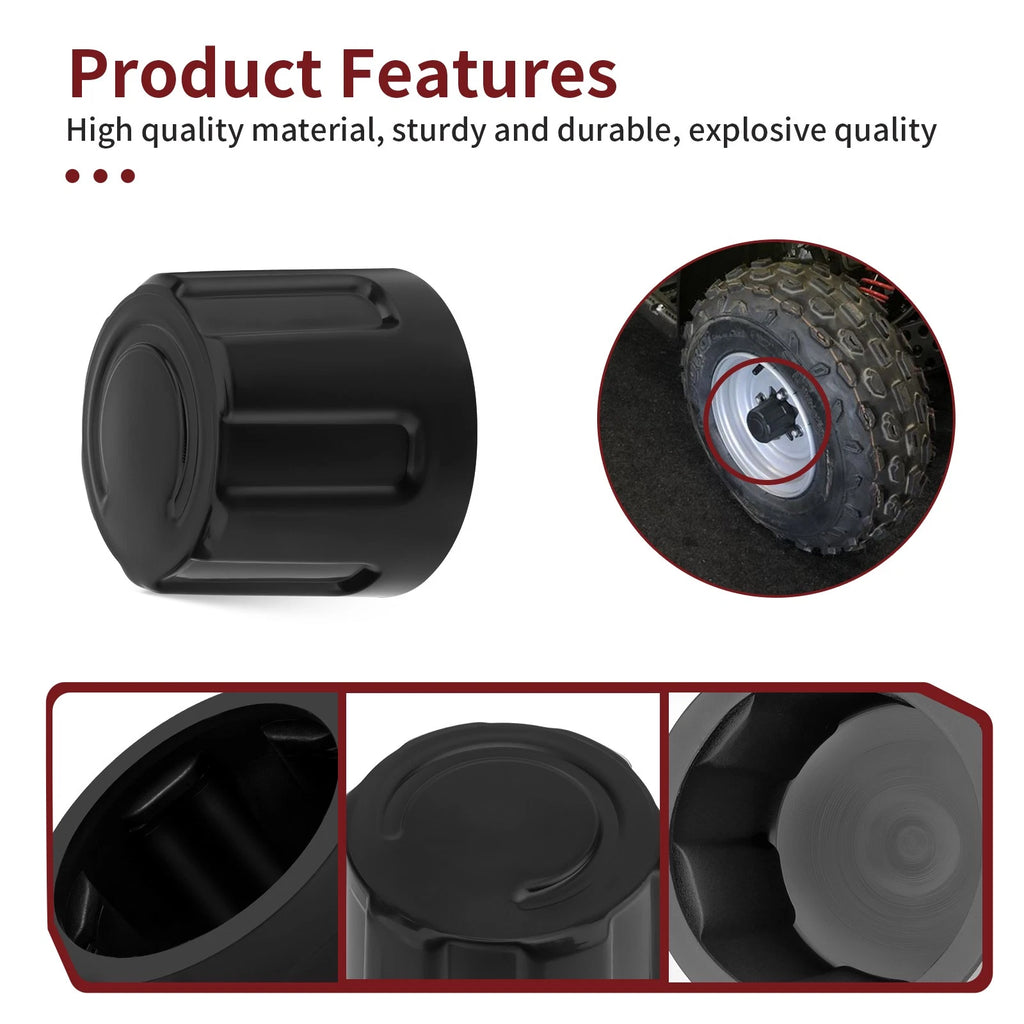 Black Center Hub Wheel Cap 54725-18A00 for Suzuki Quadrunner 125-300 (1985-2002)
