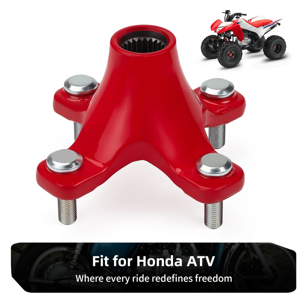 Rear Red Wheel Hub for Honda TRX250X TRX300X TRX400X ATC200X TRX450R/ER (2000–2023)