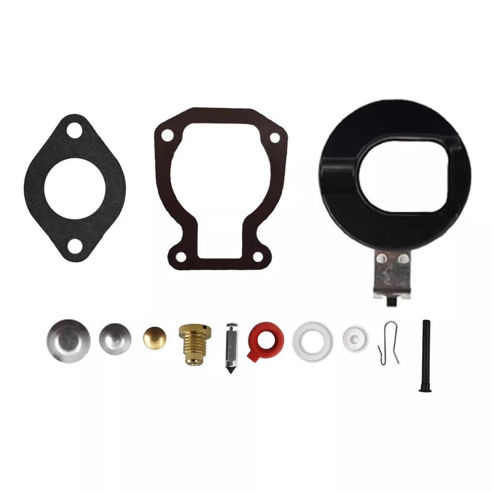Carburetor Kit w/ Float for Johnson Evinrude 9.9 HP 15 HP (1974–1988) 398453