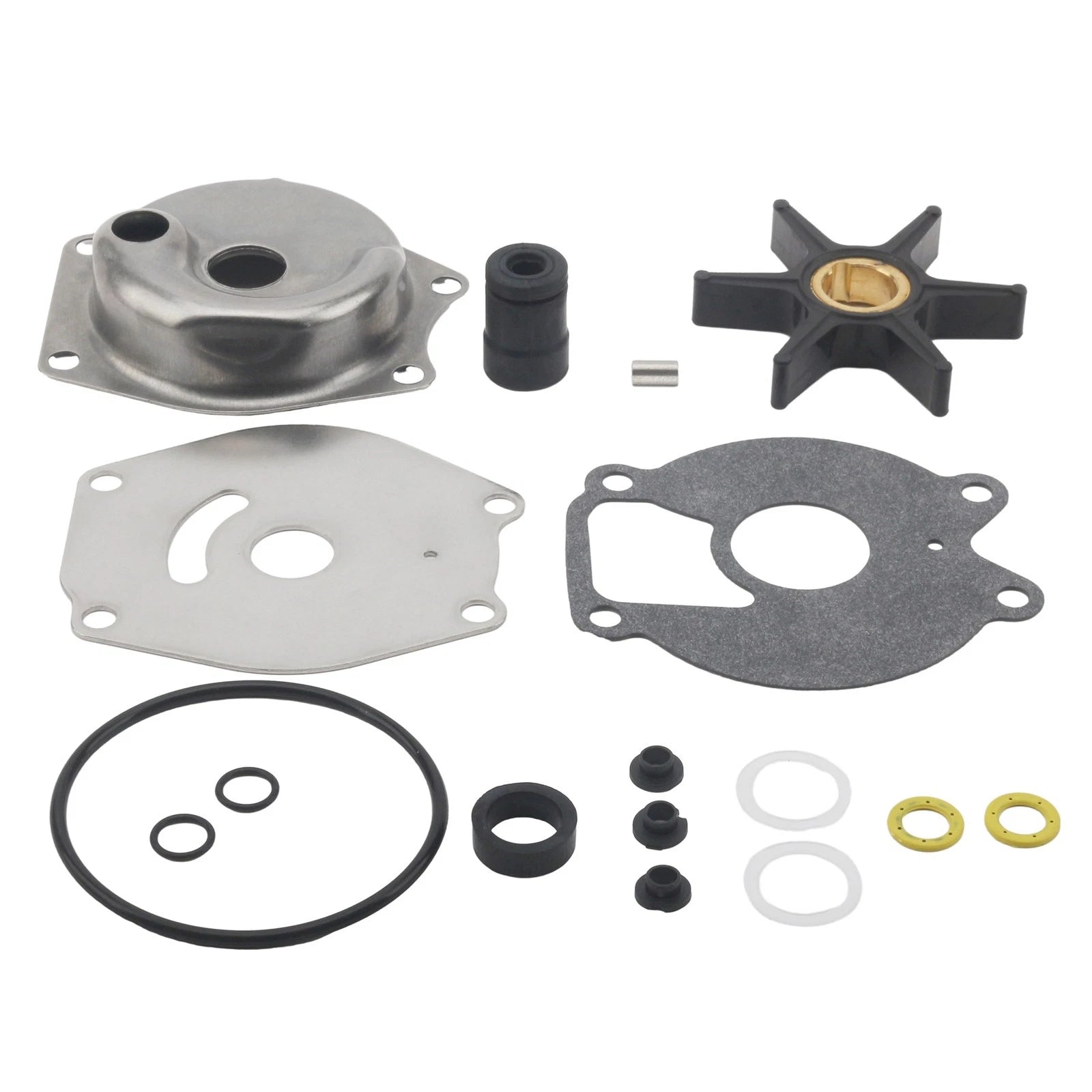 Water Pump Impeller Kit for Mercury 9.9 15 18 20 25hp (1990–2023) 46-99157T2