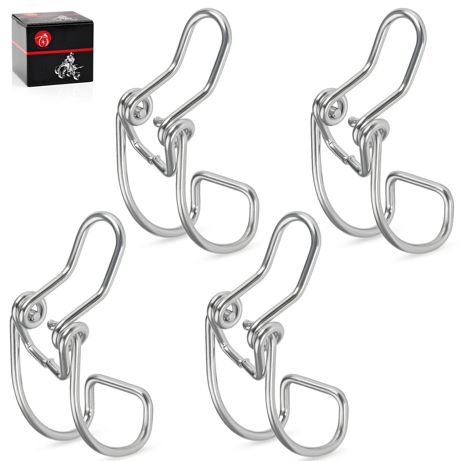 Set of 4 Airbox Clips for Polaris RZR XP Turbo S (2018–2019) Replaces #7081872