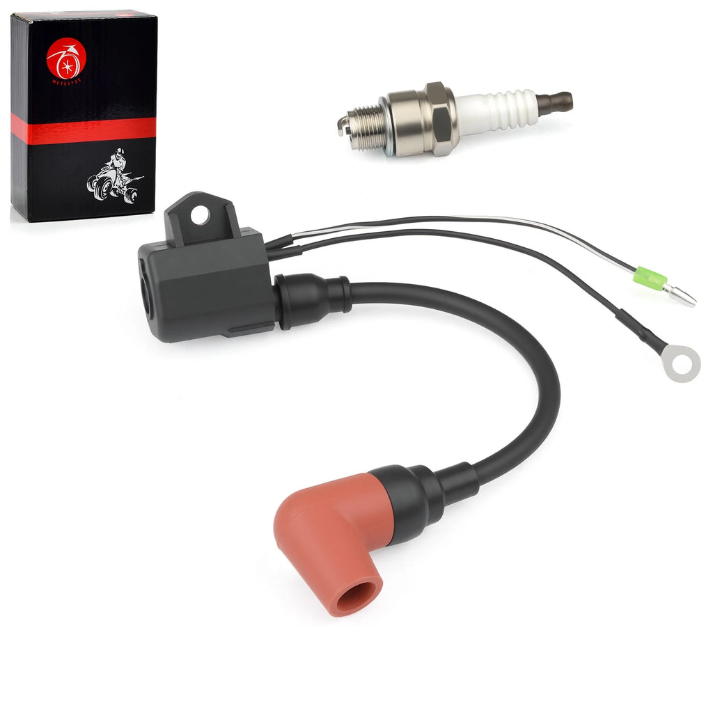 Outboard Ignition Coil with Spark Plug for Yamaha 2-Stroke 55-90 HP (1990–2023)