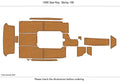 EVA Foam Faux Teak Deck Floor for Sea Ray Skiray 190 (1995)