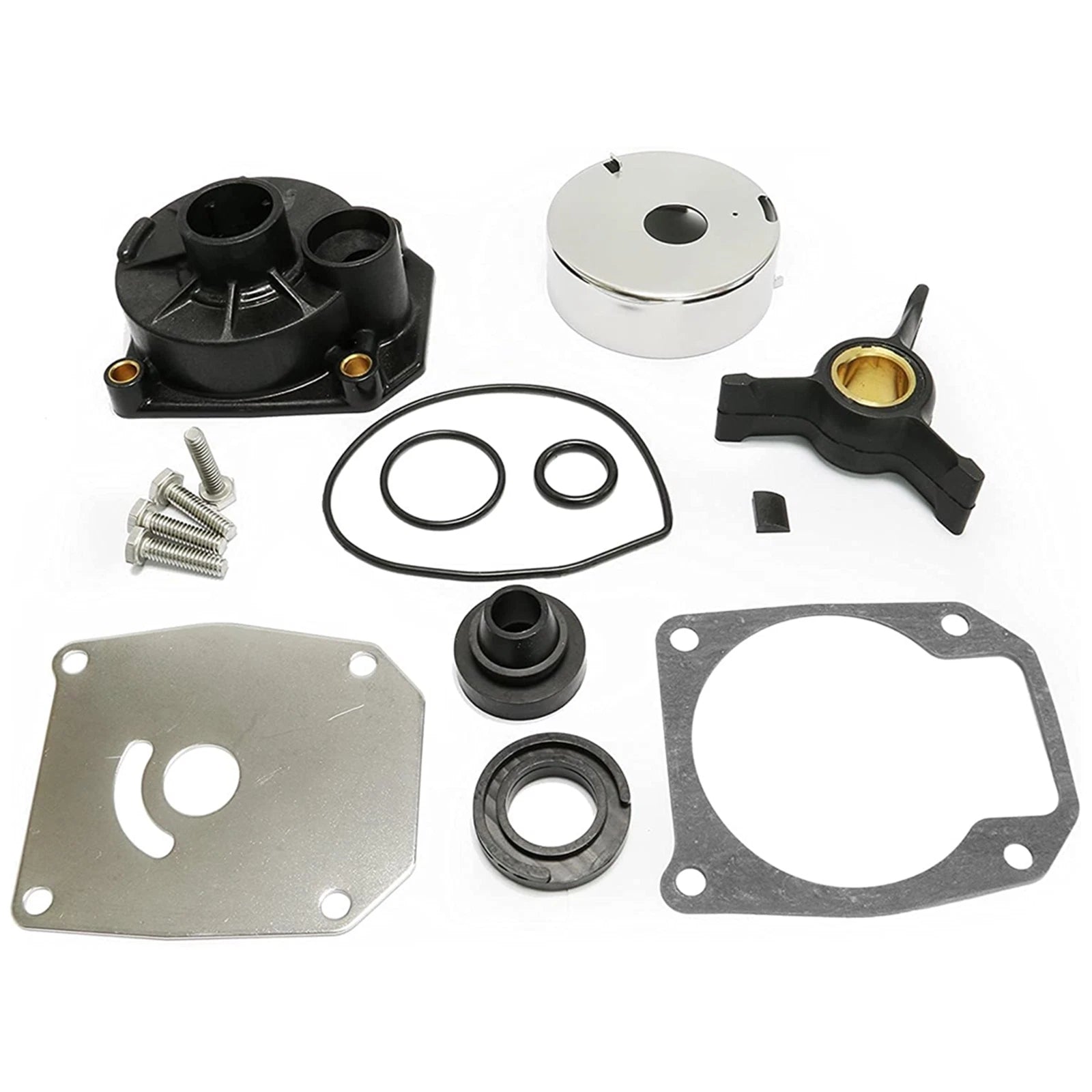 Water Pump Impeller Kit for Johnson Evinrude 35 40 48 50HP (18-3394 433548 438592)