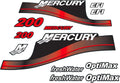Sticker Set for Mercury 200HP EFI (Freshwater)