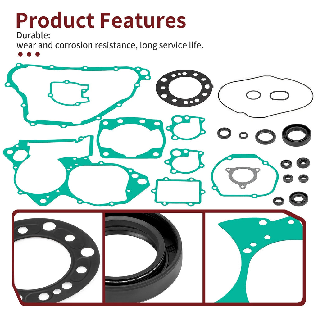 Complete Engine Gasket & Oil Seal & O-Ring Kit for Honda CR250R (2002–2004)