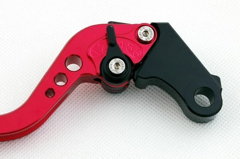 Long Brake Clutch Levers for Kawasaki Z750 (2007–2012), Z800 (2013–2014) Red