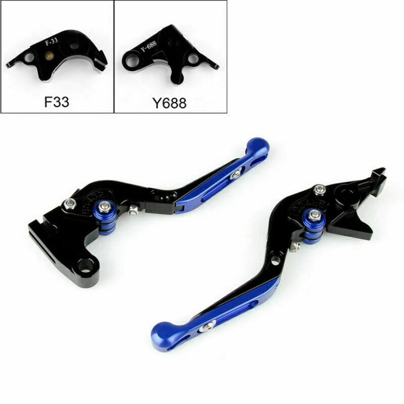 Adjustable Brake Clutch Levers for Honda CBR 600/1000RR (2003–2023) Blue T9