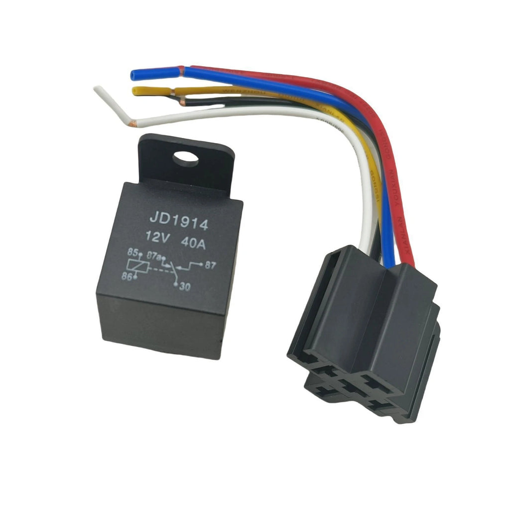 Trim Tilt Motor Relay w/Connector for Volvo Penta 876039-9 876040-7 (12V 40A)