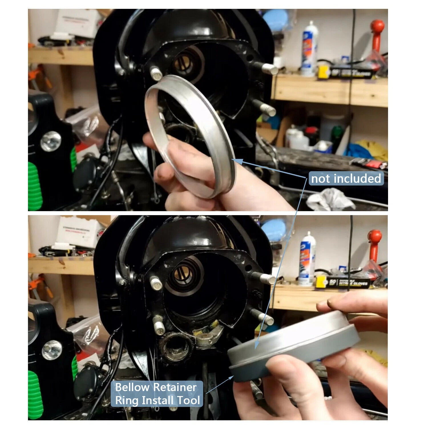 Bellow Retainer Ring Install Tool for Mercruiser Alpha 1 Gen 2 (1991–1992)